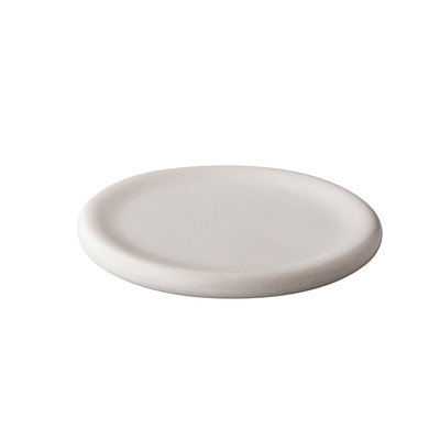 Studio RAW Churchill | White Satin Stone Bord 24,5x2,5cm