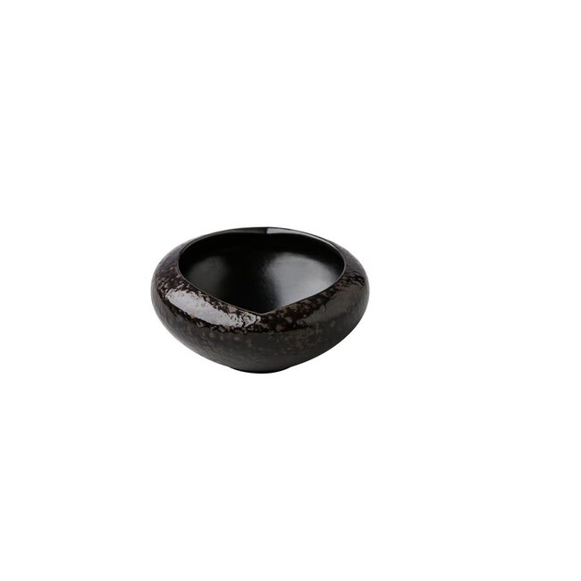 Studio RAW Gebogen Dipper Zwart Satijn/Stone 6,5x2,7cm 50ml