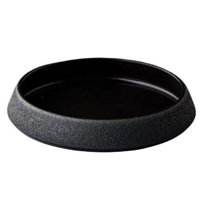 Studio RAW Vulcanic Conical Plate Black 20x3,7cm