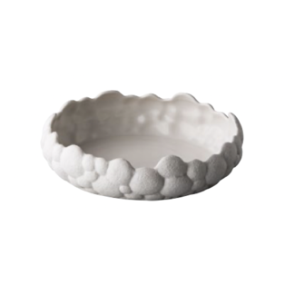 Studio RAW Studio RWA | Bubble Curved Bowl Small White 20x5,5cm 6box