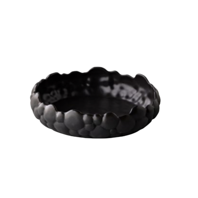 Studio RAW Studio RAW | Bubble Curved Bowl Black Ø20x5,5cm 6 box