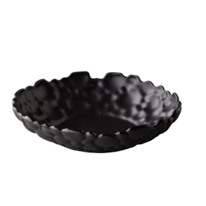 Studio RAW Bubble Deep Plate Black 24,5 x 5,5 cm