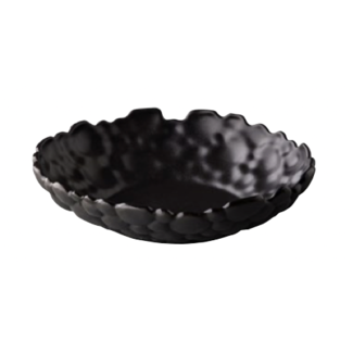Studio RAW Bubble Deep Coupe Plate Black 24,5 5,5 cm