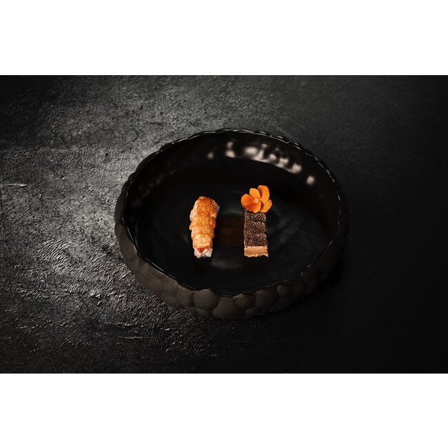 Studio RAW Studio RAW | Bubble Curved Bowl Black Ø20x5,5cm 6 box