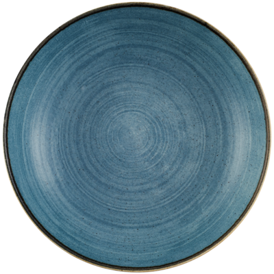 Churchill Stonecast raw Coupe bowl 24,8 cm teal