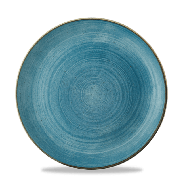 Churchill Servies Horeca Kwaliteit Stonecast Raw Teal Evolve Coupe Plate 28,8 cm 12/box