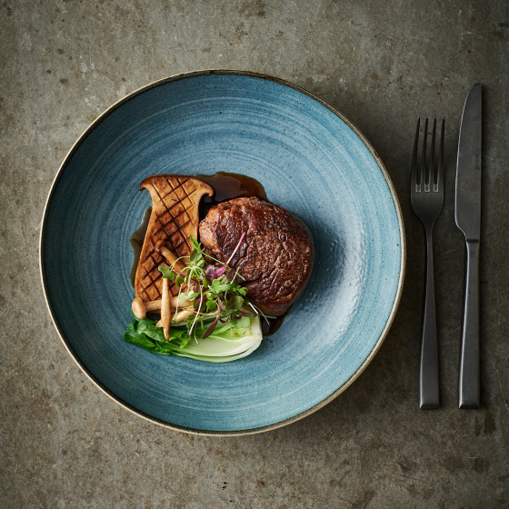 Churchill Stonecast Raw Teal horeca servies