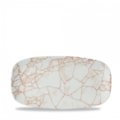 Churchill Servies Horeca Kwaliteit Studio Prints Kintsugi Coral Chef's Oblong Bord 29,8x15,3cm