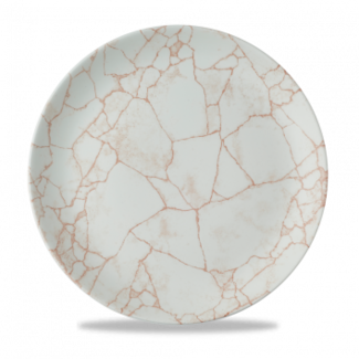 Churchill Servies Horeca Kwaliteit Studio Prints Kintsugi Coral Evolve Coupe Bord 28,8cm