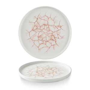 Churchill Servies Horeca Kwaliteit Studio Prints Kintsugi Coral Walled Bord 26cm