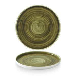 Churchill | Stonecast Plume Olive Chef's Walled Bord 26cm