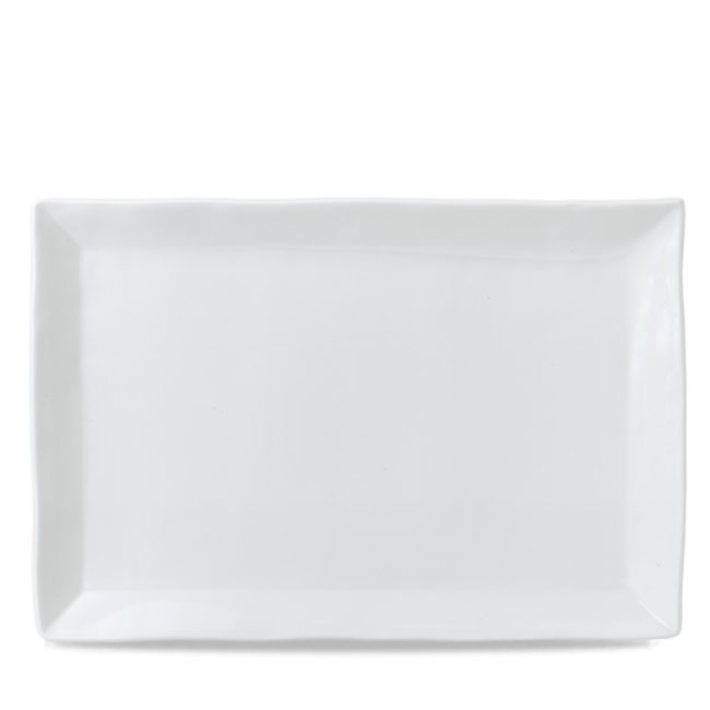 Dudson Servies Horeca Kwaliteit Dudson White Rectangle Tray 34,5x23,3cm 6/box