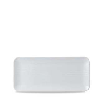 Dudson Servies Horeca Kwaliteit Dudson | White  Organic Coupe Rect Platter 34cmx15cm Dudson Servies Horeca Kwaliteit Dudson | White  Organic Coupe Rect Platter 34cmx15cm