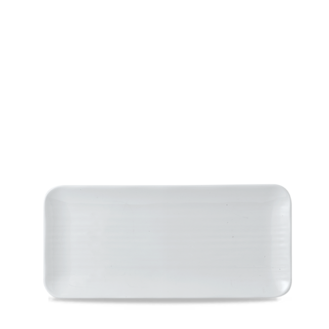 Dudson Servies Horeca Kwaliteit Dudson White Organic Coupe Platter 34,6x15,6cm 6/box