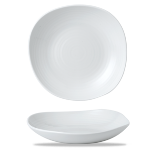 Dudson Servies Horeca Kwaliteit Dudson | White  Organic Coupe Wobbly Bowl 29cm/150cl Dudson Servies Horeca Kwaliteit Dudson | White  Organic Coupe Wobbly Bowl 29cm/150cl