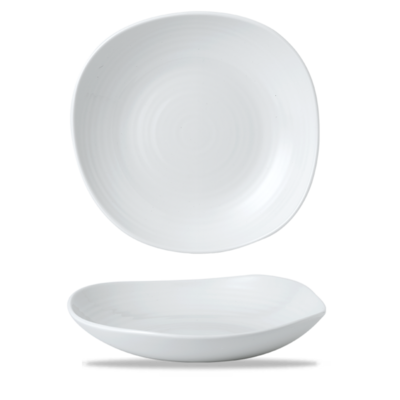 Dudson Dudson | White  Organic Coupe Wobbly Bowl 29cm/150cl