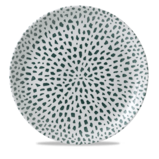 Dudson Servies Horeca Kwaliteit Dudson | Terrazzo Green Coupe Bord 28cm