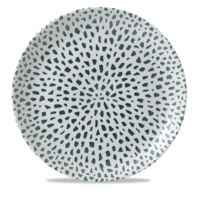 Dudson Servies Horeca Kwaliteit Terrazzo Green Coupe Plate 28,8cm 12/box