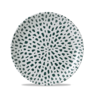 Dudson Servies Horeca Kwaliteit Dudson | Terrazzo Green Coupe Bord 21cm