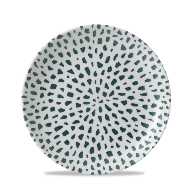 Dudson Servies Horeca Kwaliteit Terrazzo Green Coupe Plate 21,7cm 12/box