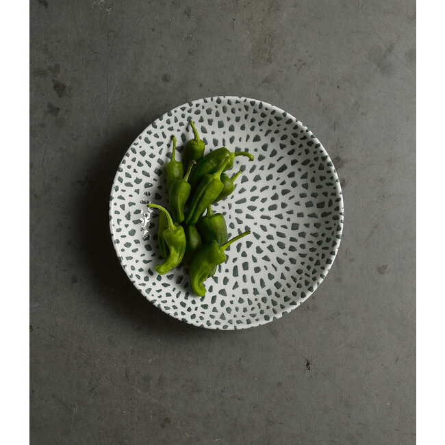 Dudson Servies Horeca Kwaliteit DISCONTINUED Terrazzo Green Coupe Plate 16,5cm 12/box