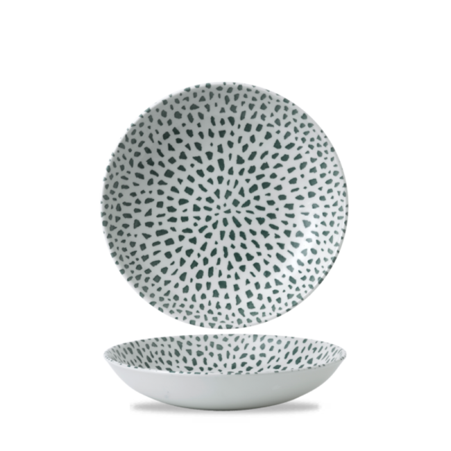 Dudson Servies Horeca Kwaliteit Terrazzo Green Coupe Bowl 24,8cm 12/box