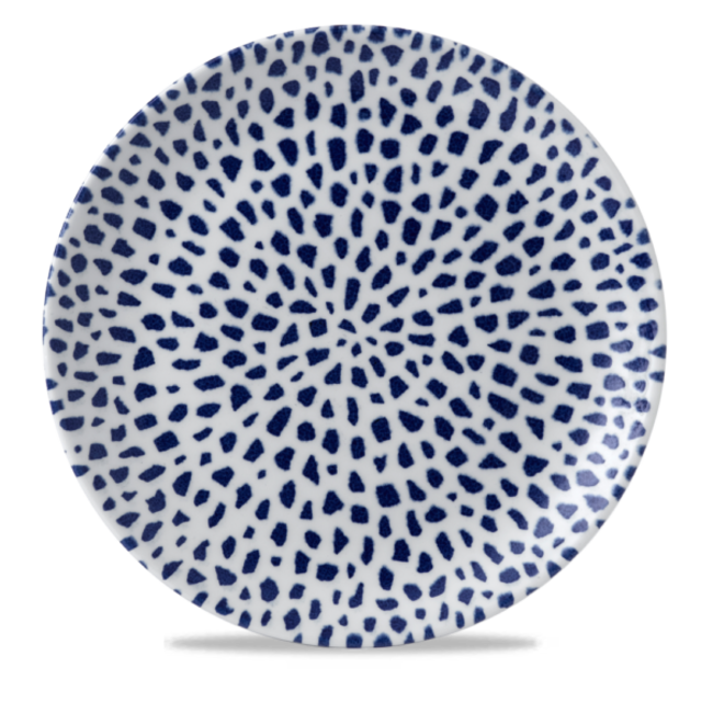 Dudson Servies Horeca Kwaliteit Terrazzo Blue Coupe Plate 28,8cm 12/box