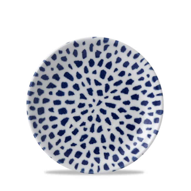 Dudson Servies Horeca Kwaliteit Terrazzo Blue Coupe Plate 16,5cm 12/box
