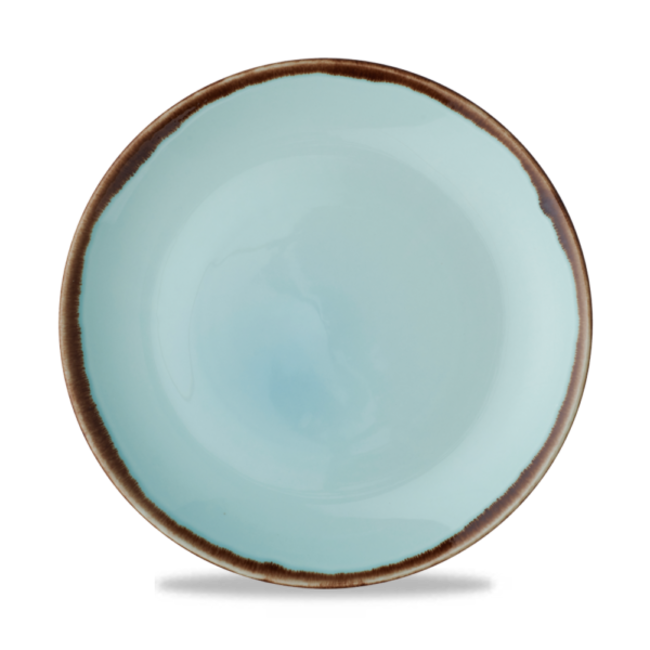 Dudson Servies Horeca Kwaliteit Harvest Turquoise Coupe Plate 26cm 12/box