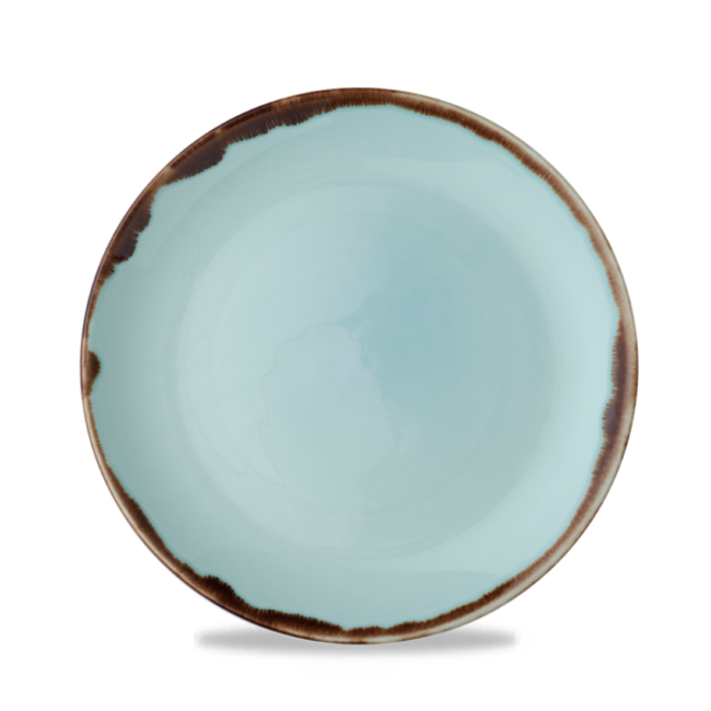 Dudson Servies Horeca Kwaliteit Harvest Turquoise Coupe Plate 21,7cm 12/box