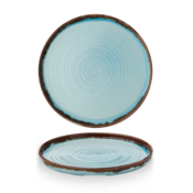 Dudson Dudson | Harvest Turquoise Walled Bord 26cm