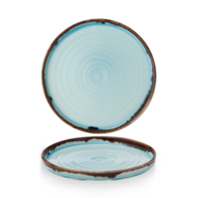 Dudson Dudson | Harvest Turquoise Walled Bord 21cm
