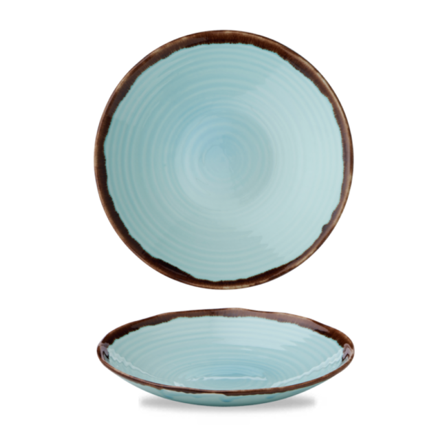 Dudson Servies Horeca Kwaliteit Harvest Turquoise Organic Coupe Bowl 27,9cm 12/box