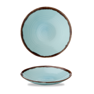 Dudson Dudson | Harvest Turquoise Organic Coupe Bowl 25cm/80cl