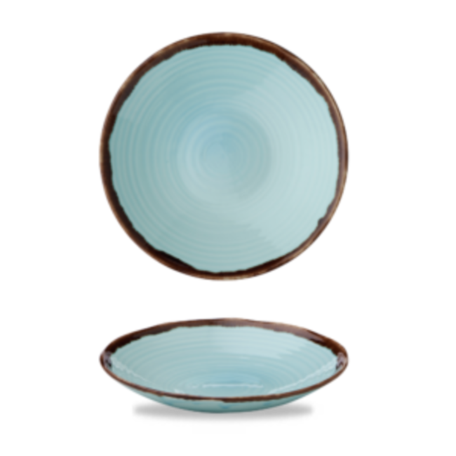 Dudson Servies Horeca Kwaliteit Harvest Turquoise Organic Coupe Bowl 25cm 12/box