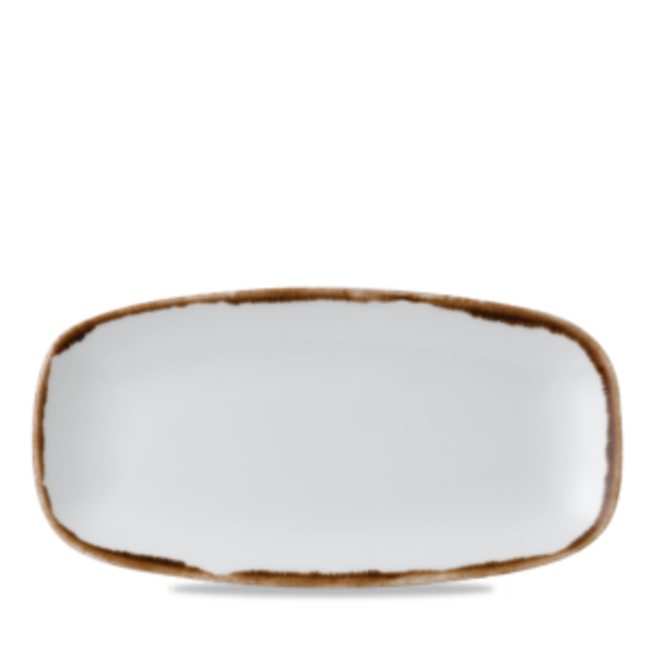 Dudson Servies Horeca Kwaliteit Harvest Natural Chefs Oblong Plate 29,8x15,3cm 12/box