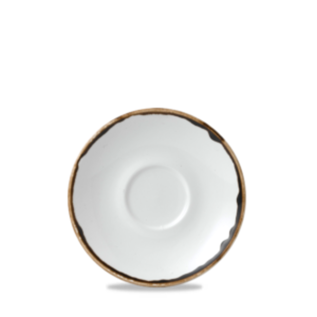 Dudson Servies Horeca Kwaliteit Harvest Natural Cappuccino Saucer 15,6cm 12/box