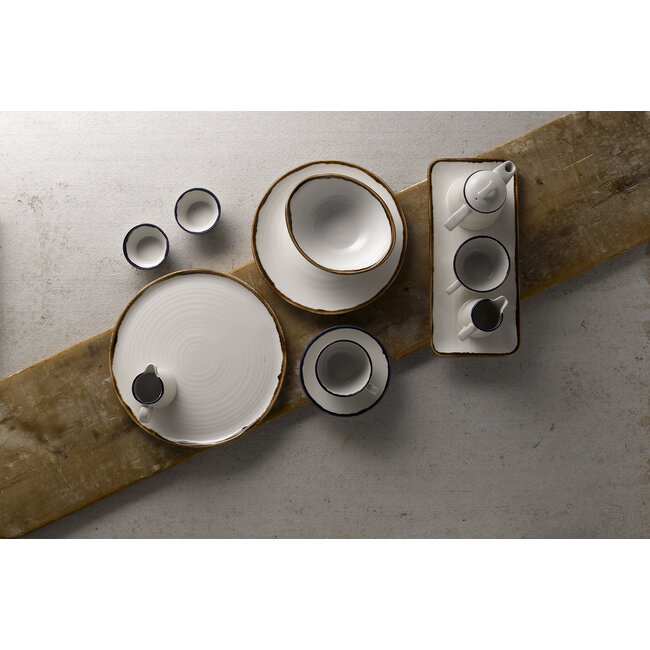 Dudson Servies Horeca Kwaliteit Harvest Natural Organic Coupe Rect Platter 34,6x15,6cm 6/box