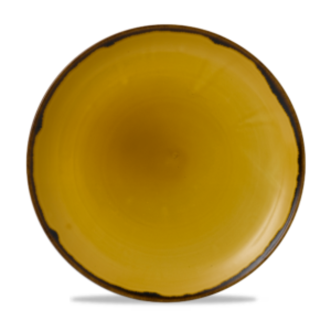 Dudson Servies Horeca Kwaliteit Harvest Mustard Coupe Plate 26cm 12/box