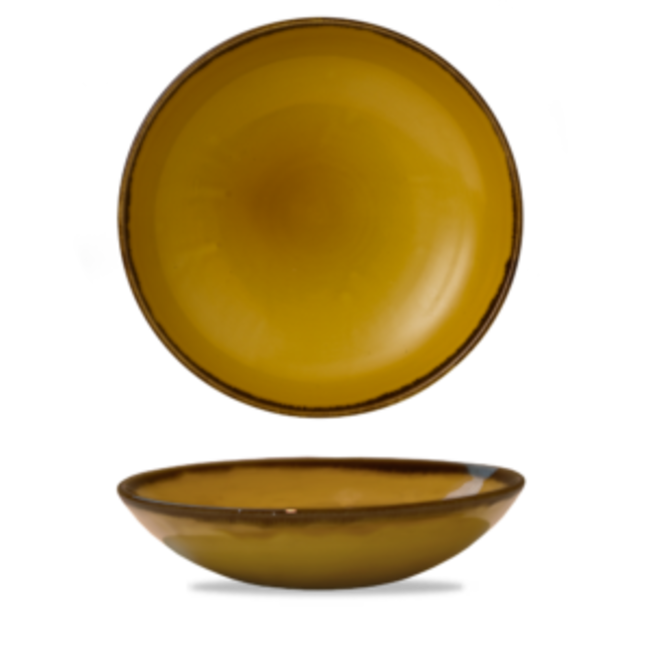Dudson Servies Horeca Kwaliteit Harvest Mustard Coupe Bowl 24,8cm 12/box