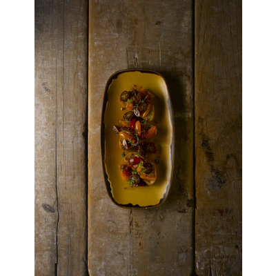 Dudson Dudson | Harvest Mustard Chefs Oblong Bord 29cmx15cm