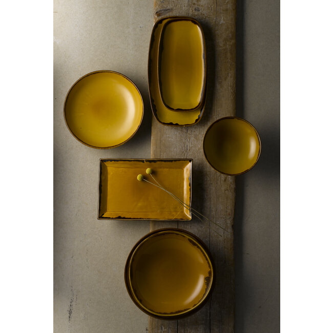 Dudson Servies Horeca Kwaliteit Harvest Mustard Rectangle Tray 34,5x23,3cm 6/box