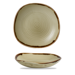 Dudson Servies Horeca Kwaliteit Dudson | Harvest Linen Organic Coupe Wobbly Bowl 29cm/150cl