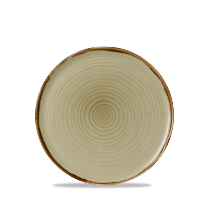 Dudson Servies Horeca Kwaliteit Harvest Linen Organic Coupe Flat Plate 31,8cm 6/box