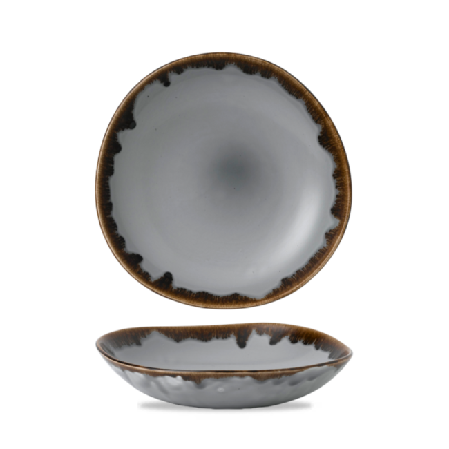 Dudson Servies Horeca Kwaliteit Harvest Grey Organic Round Bowl 25,3cm 12/box