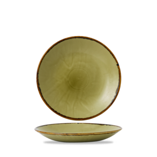Dudson Servies Horeca Kwaliteit Dudson | Harvest Green Deep Coupe Bord 25cm/3cm Dudson Servies Horeca Kwaliteit Dudson | Harvest Green Deep Coupe Bord 25cm/3cm