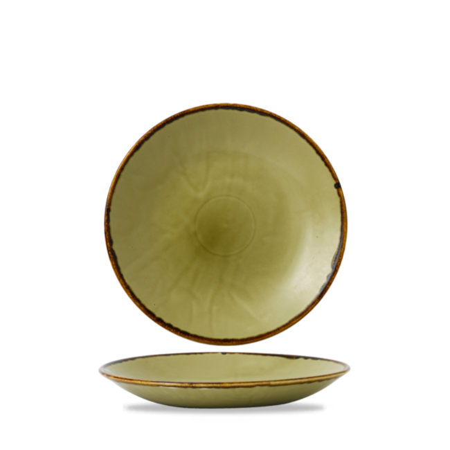 Dudson Servies Horeca Kwaliteit Harvest Green Deep Coupe Plate 25,5cm 12/box