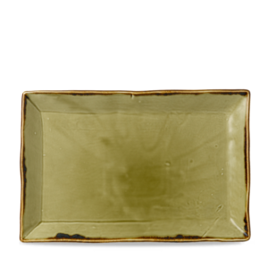 Dudson Dudson | Harvest Green Rectangle Tray 28x19cm