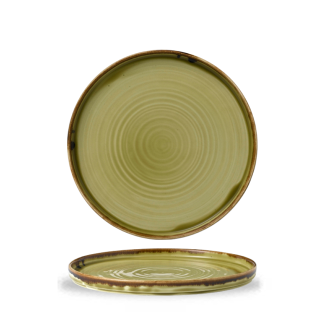 Dudson Servies Horeca Kwaliteit Harvest Green Walled Plate 26cm 6/box