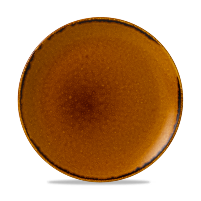 Dudson Servies Horeca Kwaliteit Harvest Brown Coupe Plate 26cm 12/box